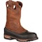 Georgia Boot Men's Waterproof Wellington, 9 M, Steel Toe, 11 in H, Brown, G5594 G5594 - alternate 1